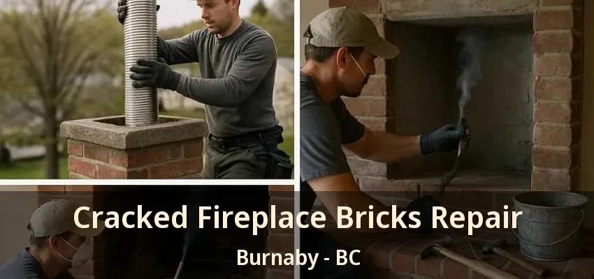 Cracked Fireplace Bricks Repair Burnaby - BC