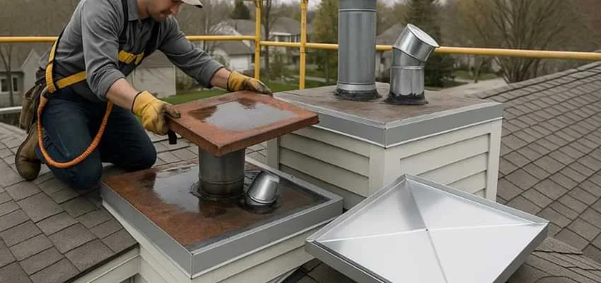 Chimney Cover Replacement in Burnaby