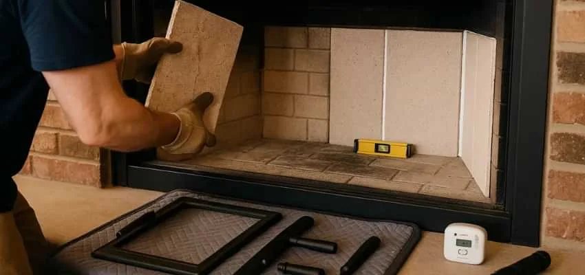 Fireplace Rebuild in Burnaby
